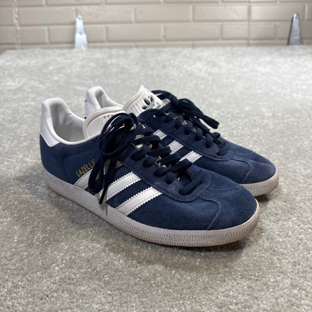 Adidas Gazelle Suede Sneakers Navy White Gold Metallic BB5478 M5.5 W6.5 EU38